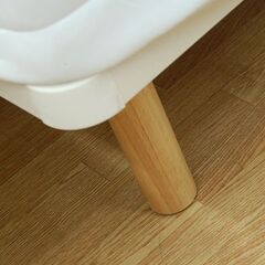 ① 無印良品 シングルベッド 幅98×奥198×高53cm スチールフレーム マットレス付き 良品計画 MUJI  札幌市 清田区 平岡の画像
