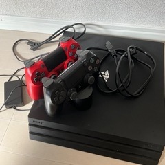 22日迄急募！PS4pro 1TB＋コントローラー2つ付