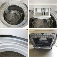 AQUA　全自動洗濯機　AQW-V7E3(W)　2024年製　7kg　50-60Hz共用　動作確認済み【中古】の画像