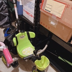 アイデス 折りたたみ三輪車 コントロールバー付きの画像