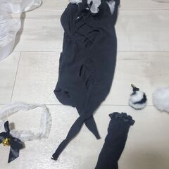 【値下げ】女性用コスプレ衣装セット（メイド服＆バニーガール）イベント使用👙の画像