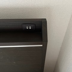 ニトリダブルベッド、マットの画像