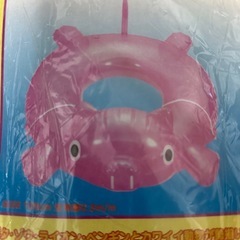 ぶたさん　浮き輪の画像