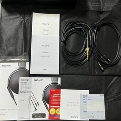 SONY 高級ヘッドホン ヘッドフォン ハイレゾ ウォークマン 一式 まとめ売りの画像