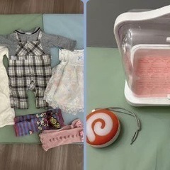 ベビー服、ホワイトノイズマシン、哺乳瓶グッズ計8点