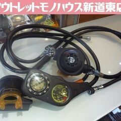 中古品 ジャンク扱い mares レギュレーターセット 残圧計 ...