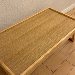 脚付き すべり止め木製トレー (ナチュラル) ニトリ の画像