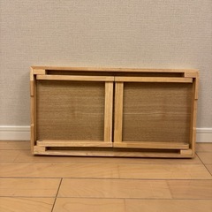 脚付き すべり止め木製トレー (ナチュラル) ニトリ の画像