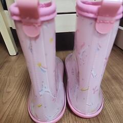 ユニコーン柄長靴19cmの画像