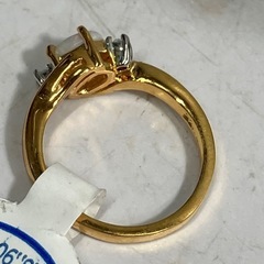 Y 2506-520 オパール リング 10号 中古の画像