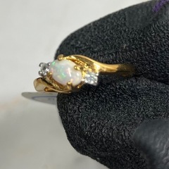 Y 2506-520 オパール リング 10号 中古