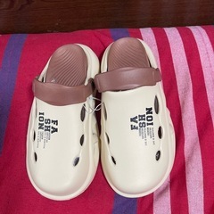 ファッションプリント付きサンダル