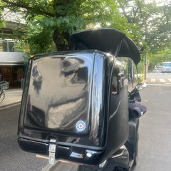 バイク　ボックス　大容量　黒の画像