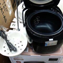 新品 Vegetable ベジタブル 5合炊き IH炊飯ジャー GD-IH100BK ブラック 黒 11種類のメニュー 蒸し皿付属でスチーム料理も可 !!の画像