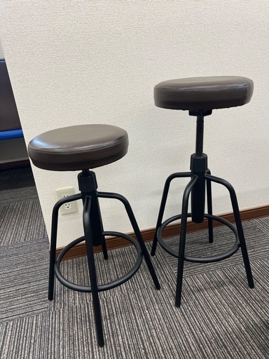 名古屋市内お届け無料カウンターチェア2脚セットスツール