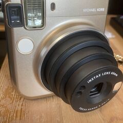 【☆絶版☆】早期取引希望 MICHAEL KORSコラボモデル Instax Mini70 Instant Camera インスタントカメラ　チェキの画像