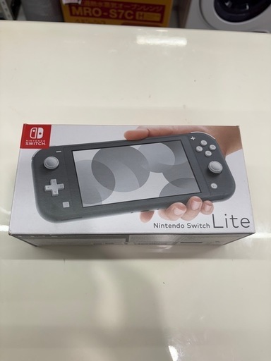 【Nintendo Switch Light グレー】★ 初期化済み  クリーニング済 【管理番号12006】桒