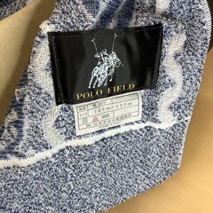 POLO FIELD タオルケット（ グレー系）140×190cm 綿100％の画像