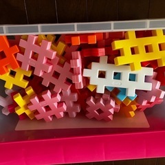 【お渡し先決定】ニューブロック　おはなのせっと　ジャンク品の画像