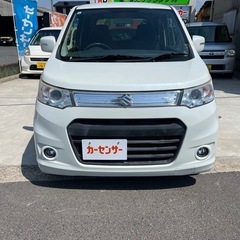 ワゴンRスティングレー！スマホ連携ナビ！装備充実で車検有り即乗り...