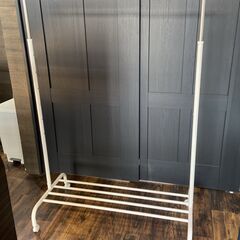 IKEA イケア RIGGA リッガ ハンガーラック ホワイト ...