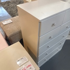 チェスト　ホワイト家具の画像