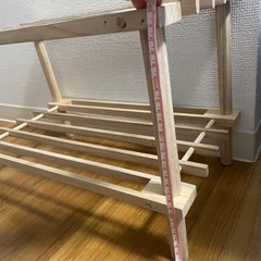 木製ラックの画像