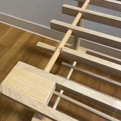 木製ラックの画像