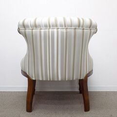 新札幌◆ヨーロピアン ロココ調 ロールチェア◆リビングチェア 欧風家具 アンティーク風 W67×D73×H75cm No.3418の画像