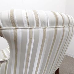 新札幌◆ヨーロピアン ロココ調 ロールチェア◆リビングチェア 欧風家具 アンティーク風 W67×D73×H75cm No.3418の画像