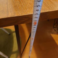 ビンテージ系カフェテーブル75cmの画像