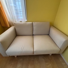 ※お値下げしました※IKEAの2人掛けソファーNORSBORG※取りに来て頂ける方※の画像