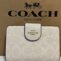 新品　COACH　折り財布　レディース　土日限定