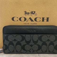 新作　格安　新品　COACH　長財布　メンズ