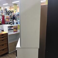 【ジャングル広陵店】食器棚　白の画像