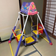 美品 愛知県稲沢市より 子供用 2人乗り ブランコ ピンク グリーン クマ ウサギ 屋外遊具 直接引き取り 配達可能 2人乗りブランコ 子供用品の中古が安い！激安で譲ります・無料で