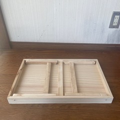 折りたたみ式木製台の画像