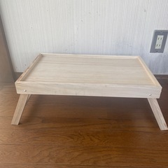 折りたたみ式木製台の画像