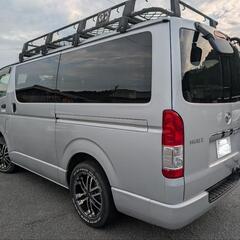 希少・低走行 ハイエースバンDX GLパケ 4WD 5MT 4型3.0ディーゼル 両側スライドドアリアラダー ルーフキャリアの画像