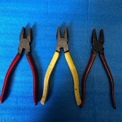 中古工具ペンチ3点