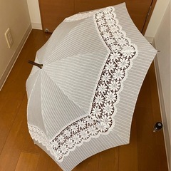 UVケア加工パラソル レース長傘 日本製