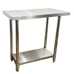 ◯美品 ステンレス 作業台 二段 調理台 業務用 厨房機器 飲食...