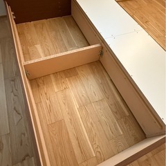 値下げ　ニトリ　ダブルベット　ベットフレーム　KAITO カイトの画像
