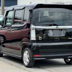 ⭐️車検2付⭐️NBOXカスタム　GLパッケージ　両側パワースライドドア　純正アルミ　TVナビ　バックカメラの画像