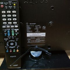 SHARP　24型液晶テレビ　AQUOS　LC-24K7　リモコン付　動作確認済の画像