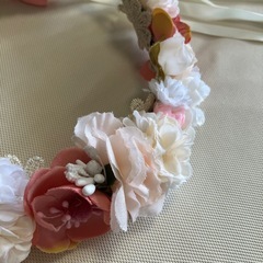 110  ドレス　ヘッドブーケの画像