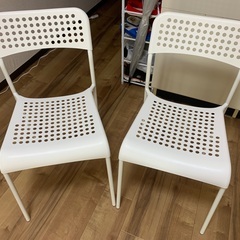 IKEA ADDE チェア（2脚セット）