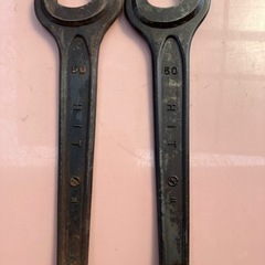 片口スパナ　HIT 50 2個セット 工具　錆あり