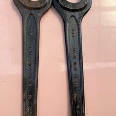 片口スパナ　HIT 50 2個セット 工具　錆ありの画像
