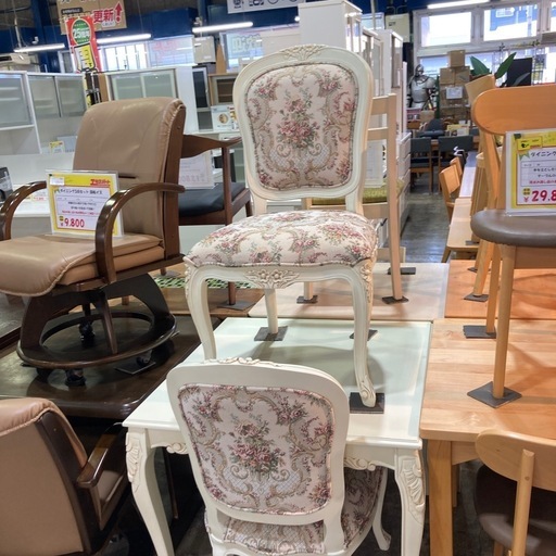 ダイニング3点セット　ホワイト